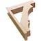 Ekena Millwork 8-in W x 30-in D x 42-in H Balboa Block Rough Cedar Woodgrain TimberThane Outlooker, Primed Tan OUTUR080X30X42BOA44RCPR - alternate 4